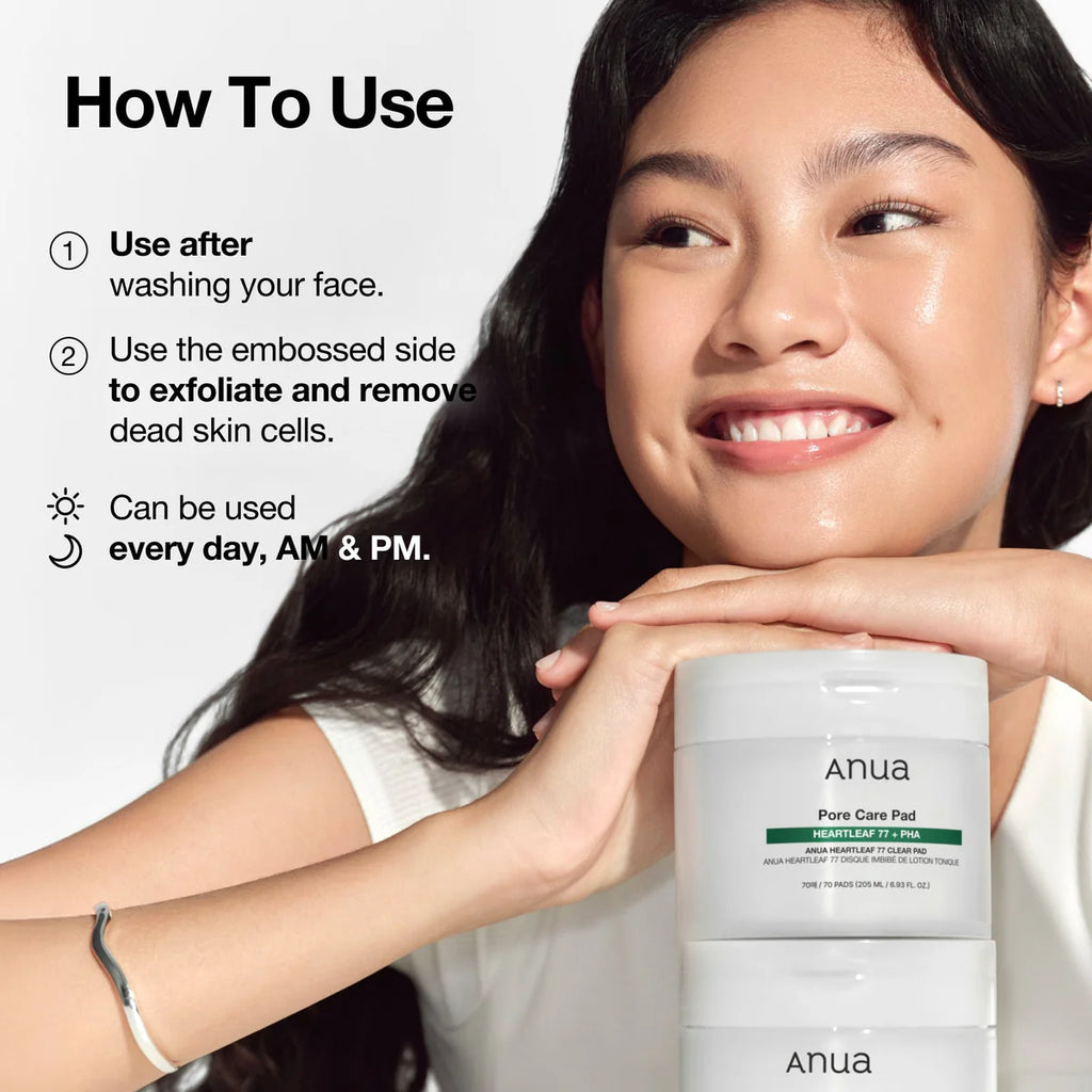 Диски для очищения пор Anua Heartleaf 77 