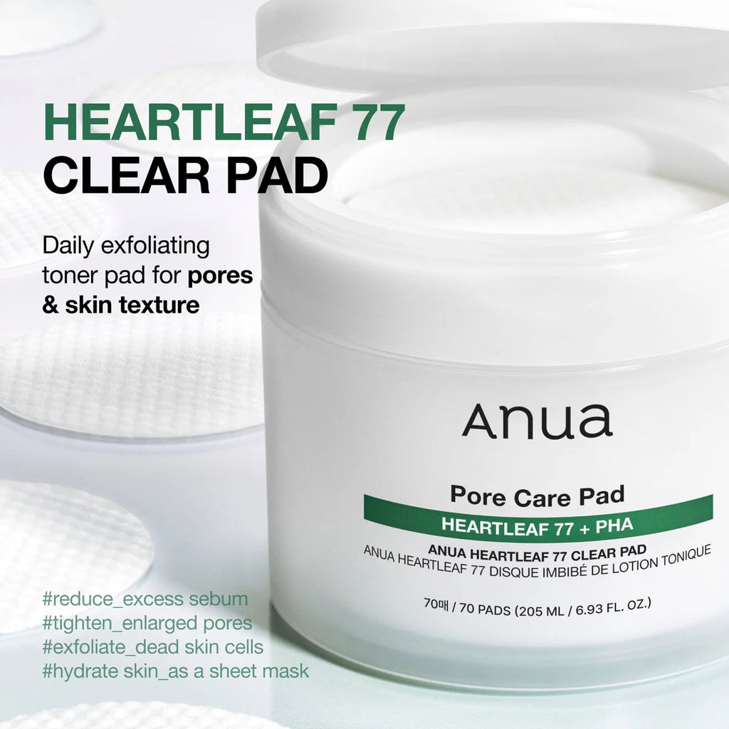 Диски для очищения пор Anua Heartleaf 77 
