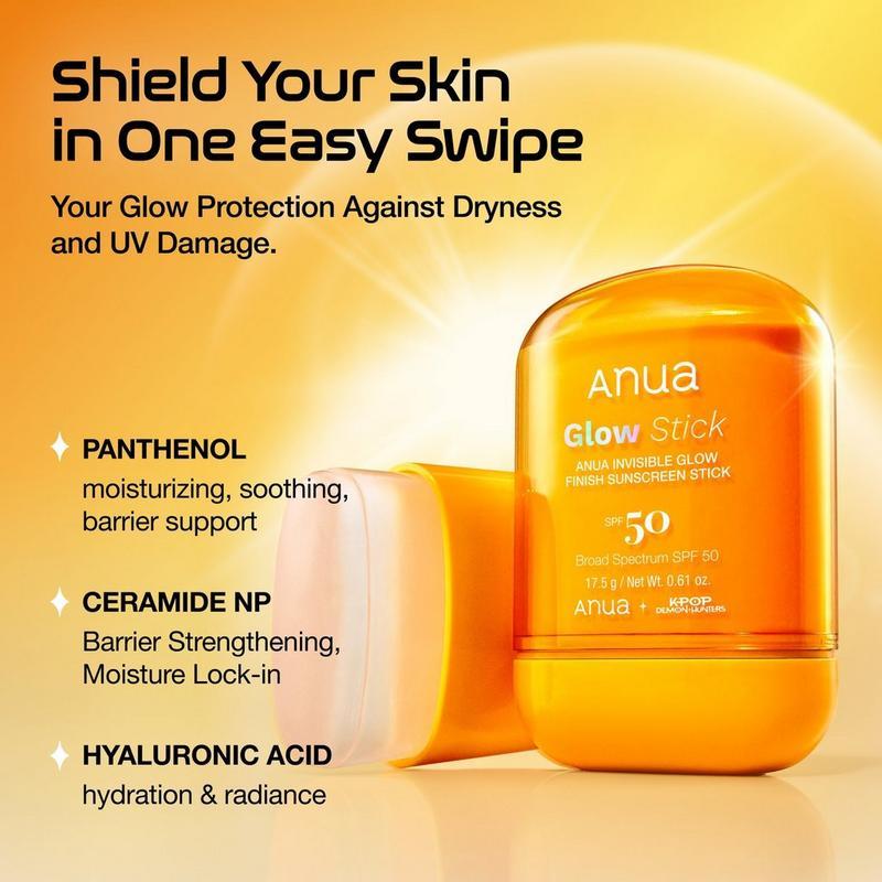 Anua Invisible Glow Finish Sunscreen stick SPF 50 PA++++ Double Pack